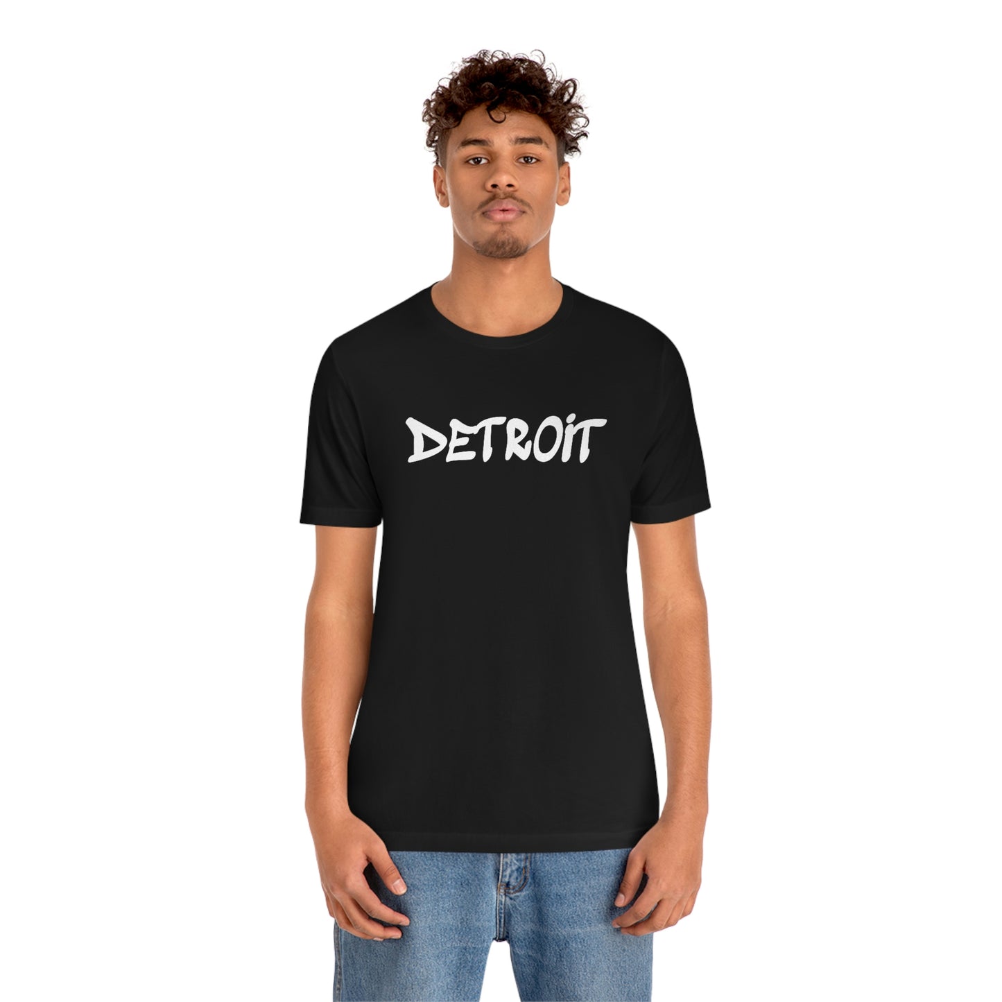 'Detroit' T-Shirt (1980s Hip Hop Font) | Unisex Standard Fit