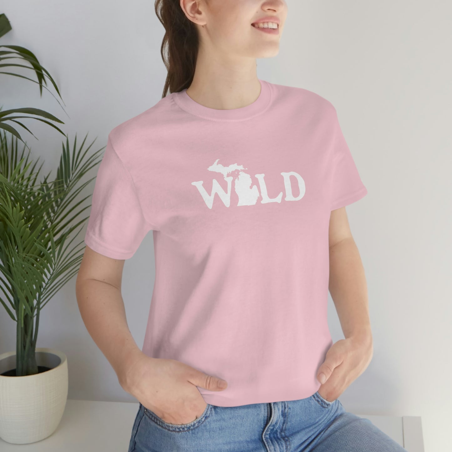 Michigan 'Wild' T-Shirt (Woodcut Font) | Unisex Standard Fit