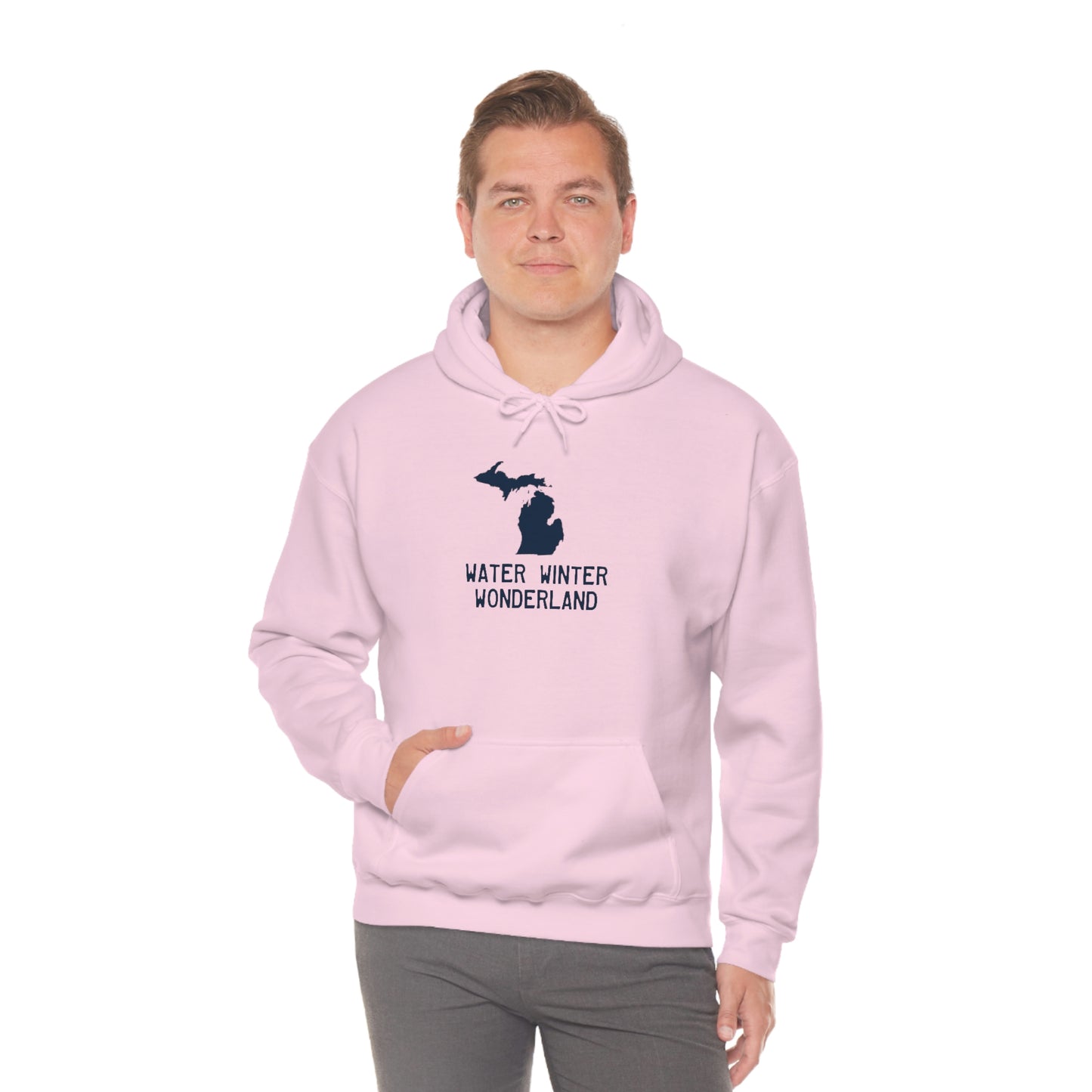 Michigan 'Water Winter Wonderland' Hoodie | Unisex Standard