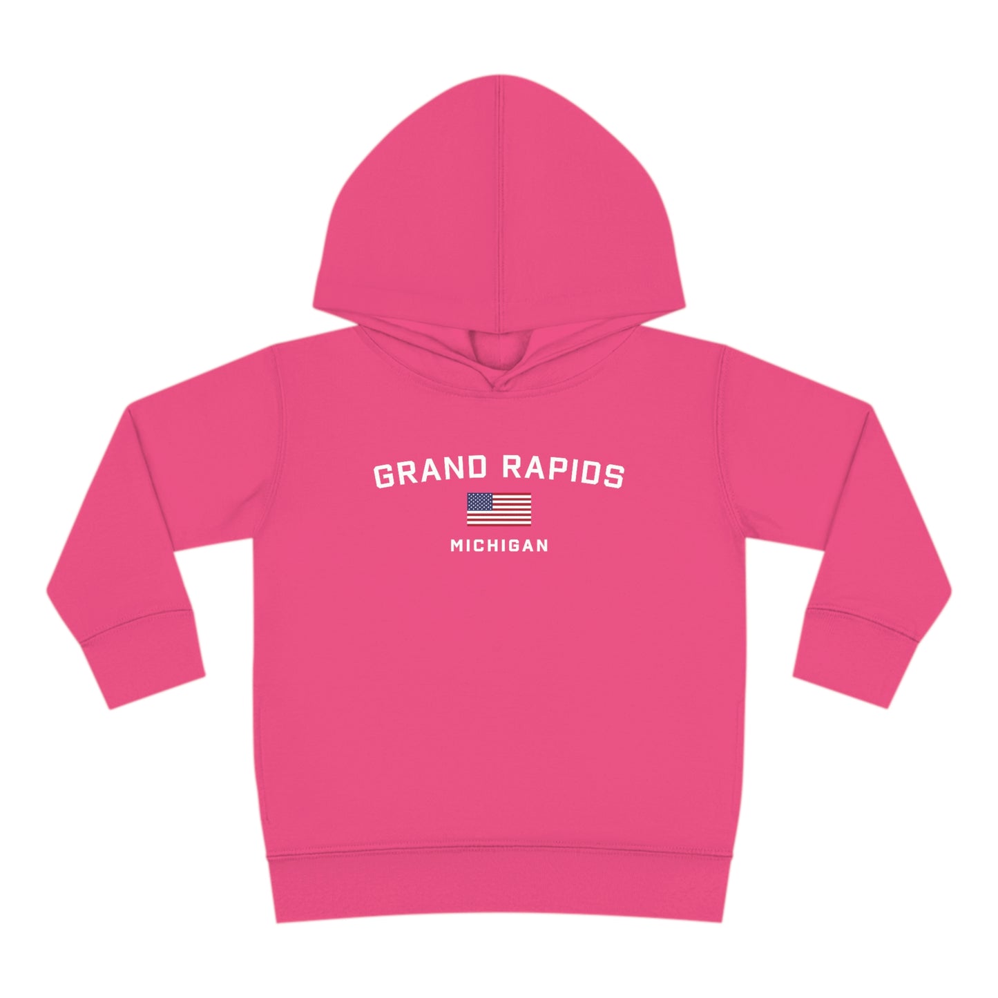 'Grand Rapids' Hoodie (w/USA Flag Outline) | Unisex Toddler