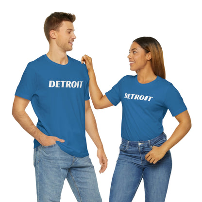 'Detroit' T-Shirt (Racing Font) | Unisex Standard Fit