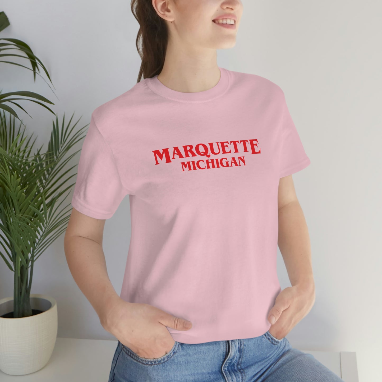 'Marquette Michigan' ' T-Shirt (1980s Drama Parody) | Unisex Standard Fit