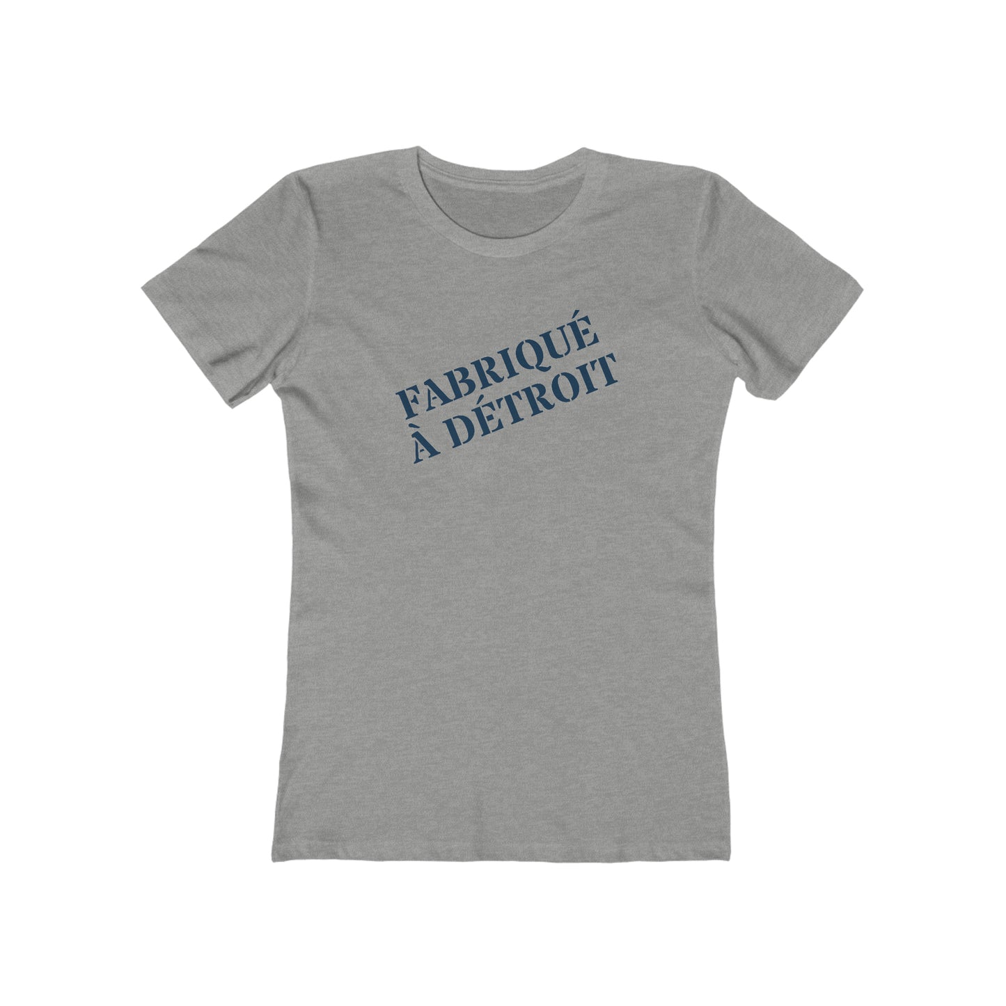 'Fabriqué à Détroit' T-Shirt | Women's Boyfriend Cut