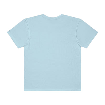 Michigan Upper Peninsula T-Shirt (w/ Azure UP Outline) | Unisex Garment-Dyed