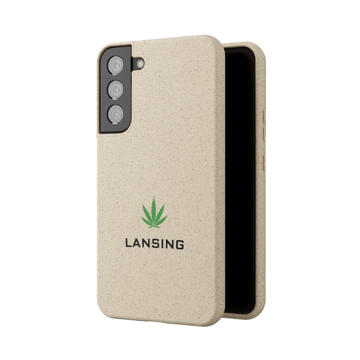 'Lansing' Phone Cases (w/ Cannabis Leaf) | Android & iPhone - Circumspice Michigan