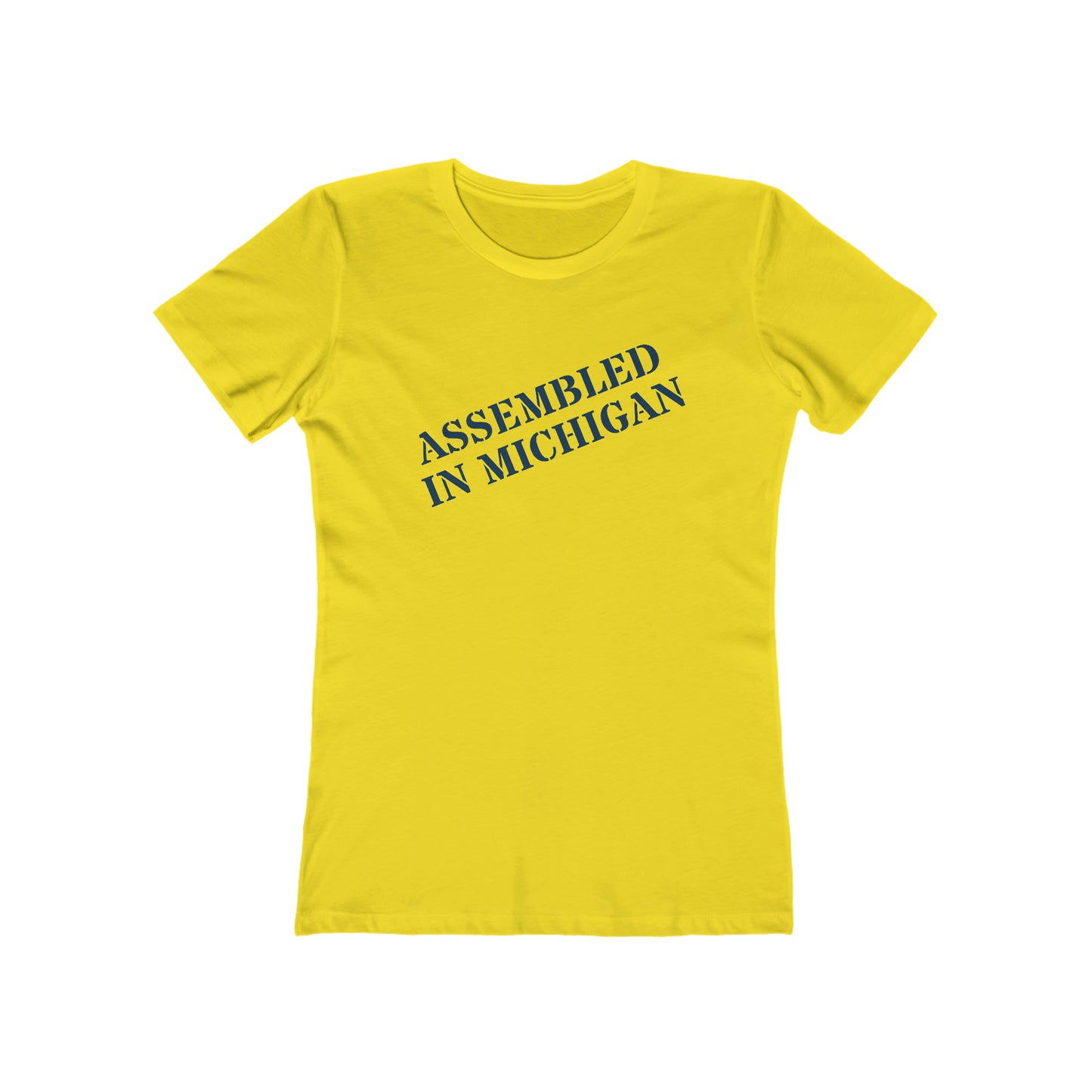 'Assembled in Michigan' T-Shirt  | Women's Boyfriend Cut