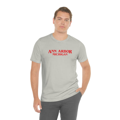 'Ann Arbor Michigan' ' T-Shirt (1980s Drama Parody) | Unisex Standard Fit