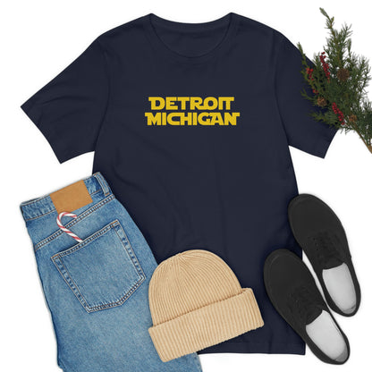 'Detroit Michigan' T-Shirt (1970s Epic Sci-Fi Parody) | Unisex Standard Fit