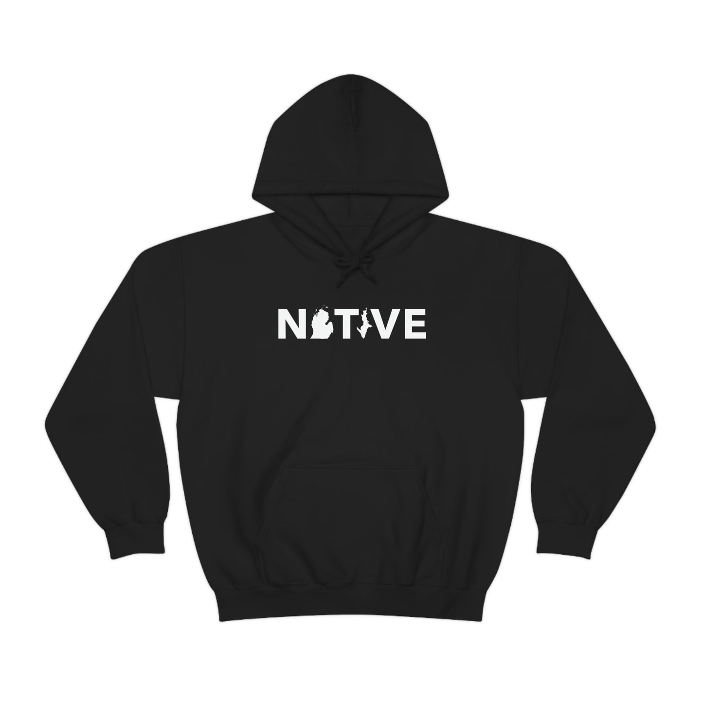 Michigan 'Native' Hoodie (Geometric Sans Font) | Unisex Standard