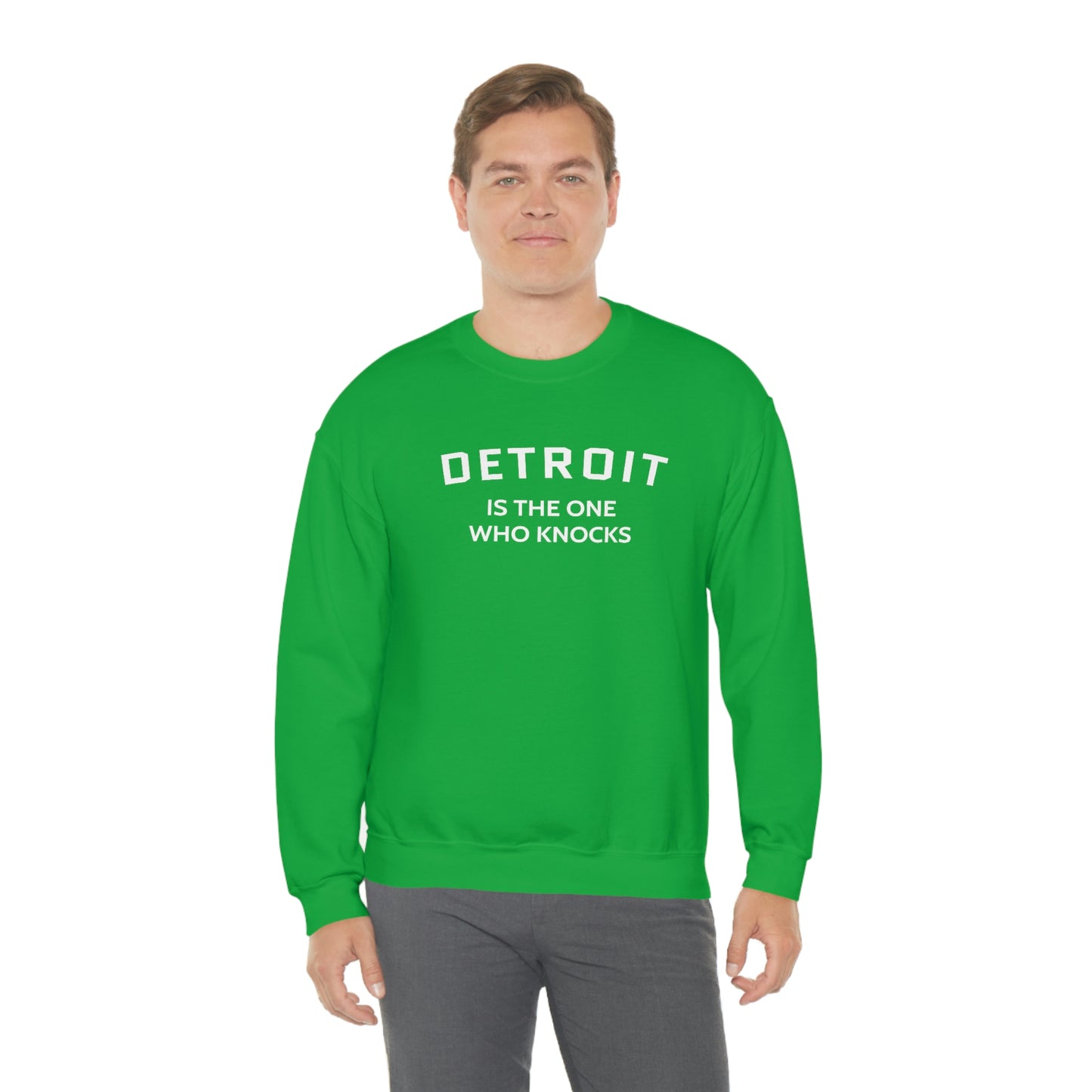 'Detroit is the One Who Knocks' Sweatshirt | Unisex Standard