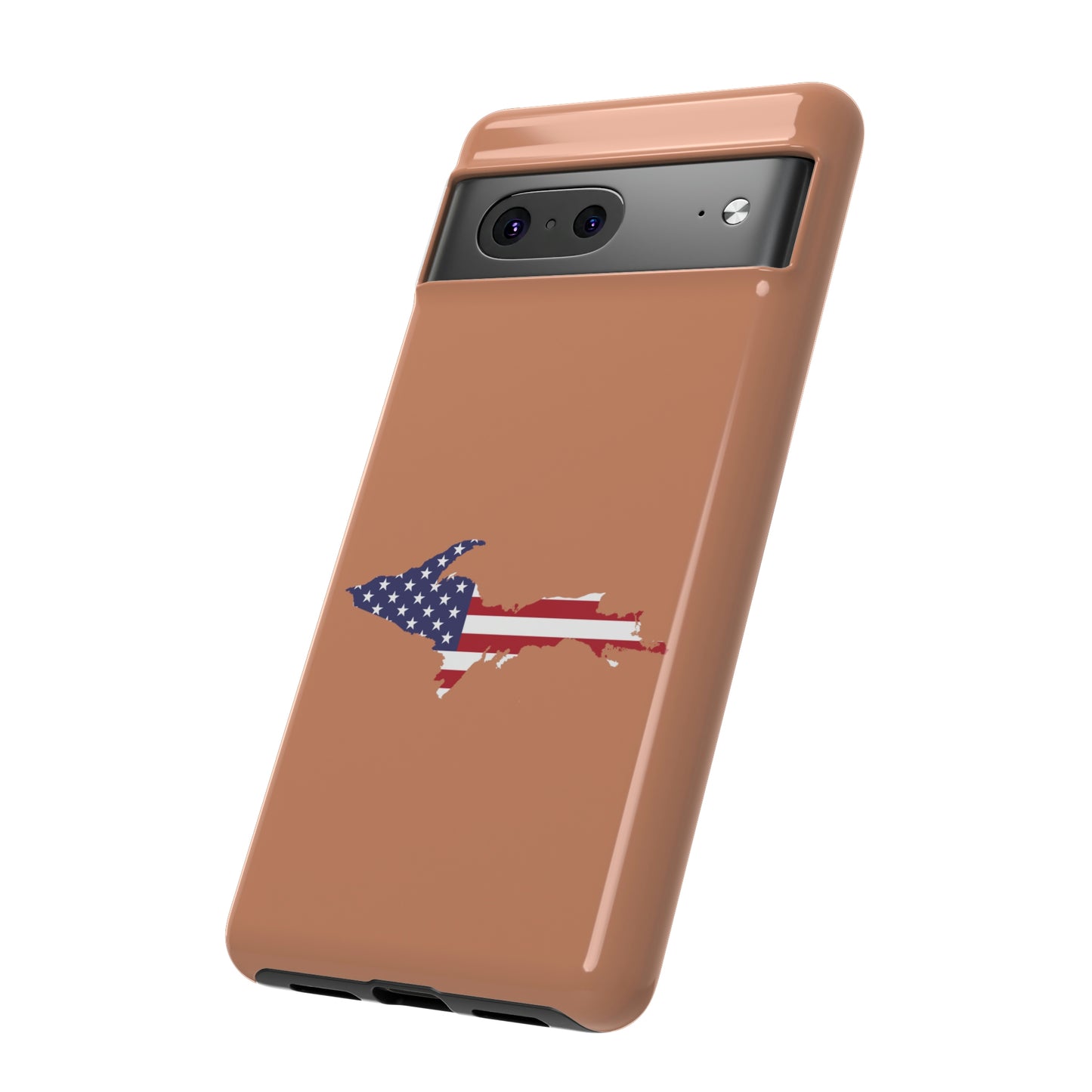 Michigan Upper Peninsula Tough Phone Case (Copper Patriot Edition) | Samsung & Pixel Android