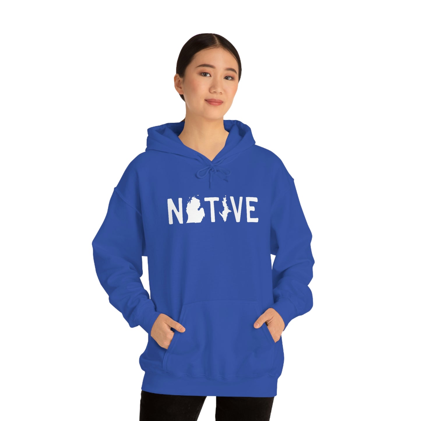 Michigan 'Native' Hoodie (Licence Plate Font) | Unisex Standard