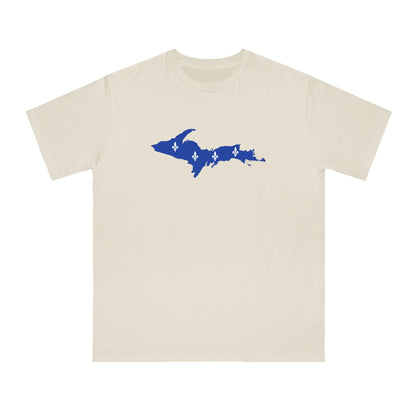 Michigan Upper Peninsula T-Shirt (w/ UP Quebec Flag Outline) | Organic Unisex