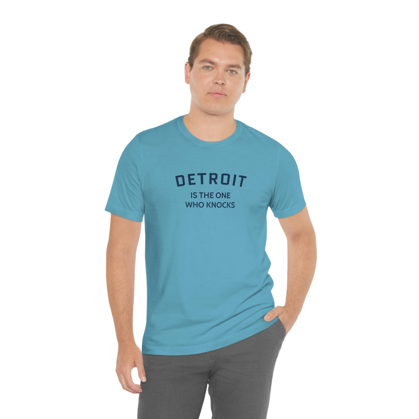 'Detroit is the One Who Knocks' T-Shirt | Unisex Standard Fit