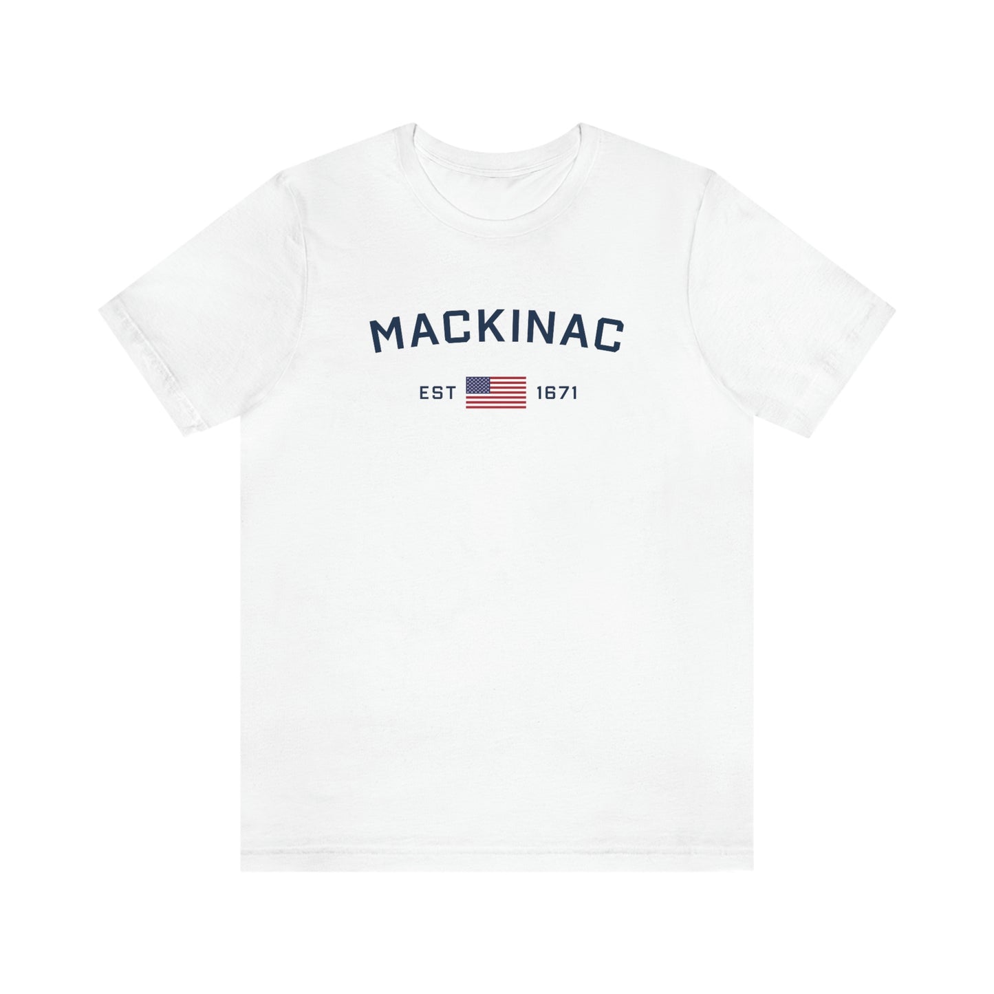 'Mackinac EST 1671' T-Shirt | Unisex Standard Fit