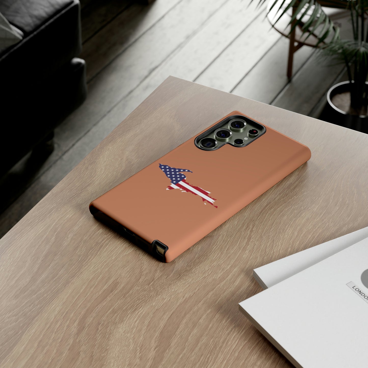 Michigan Upper Peninsula Tough Phone Case (Copper Patriot Edition) | Samsung & Pixel Android