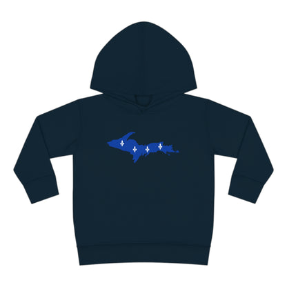 Michigan Upper Peninsula Hoodie (w/ UP Quebec Flag Outline) | Unisex Toddler