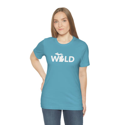 Michigan 'Wild' T-Shirt (Geometric Sans Font) | Unisex Standard Fit