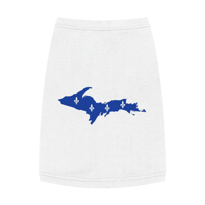 Michigan Upper Peninsula Pet Tank Top (w/ UP Quebec Flag Outline)