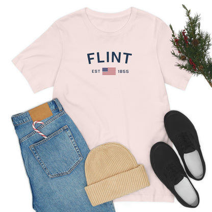 'Flint EST 1855' T-Shirt | Unisex Standard Fit