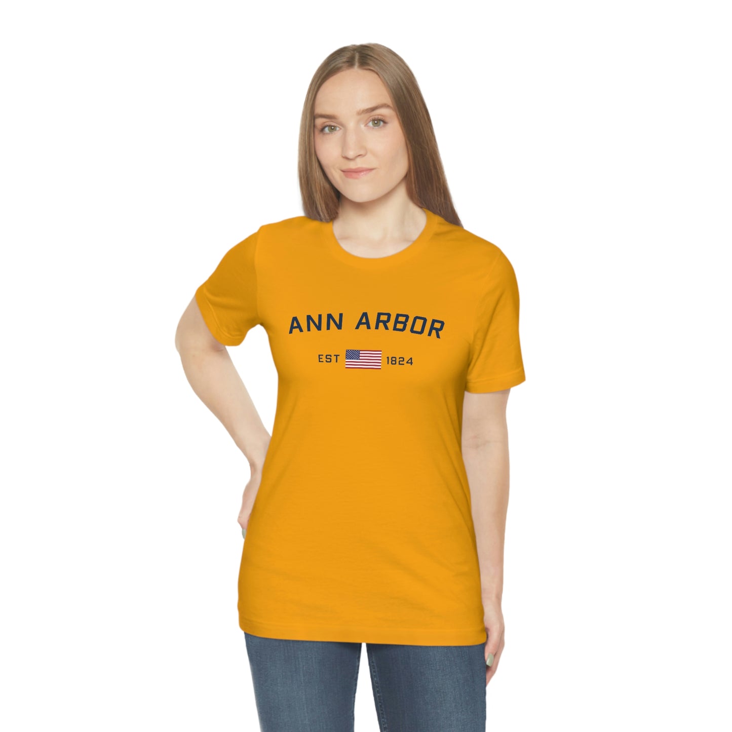 'Ann Arbor EST 1824' T-Shirt | Unisex Standard Fit