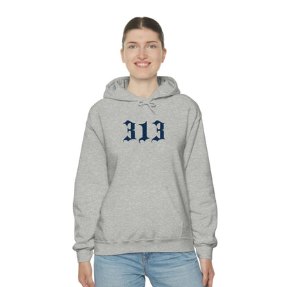 Detroit '313' Hoodie (Old English Font) | Unisex Standard