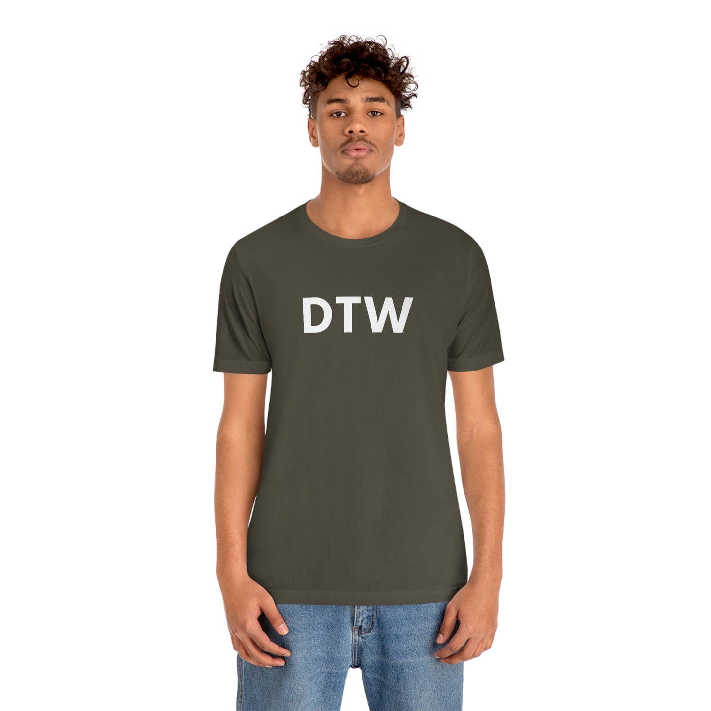 Detroit 'DTW' T-Shirt | Unisex Standard Fit