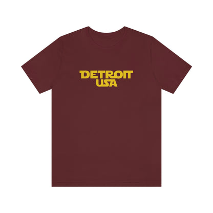 'Detroit USA' T-Shirt (1970s Epic Sci-Fi Parody) | Unisex Standard Fit