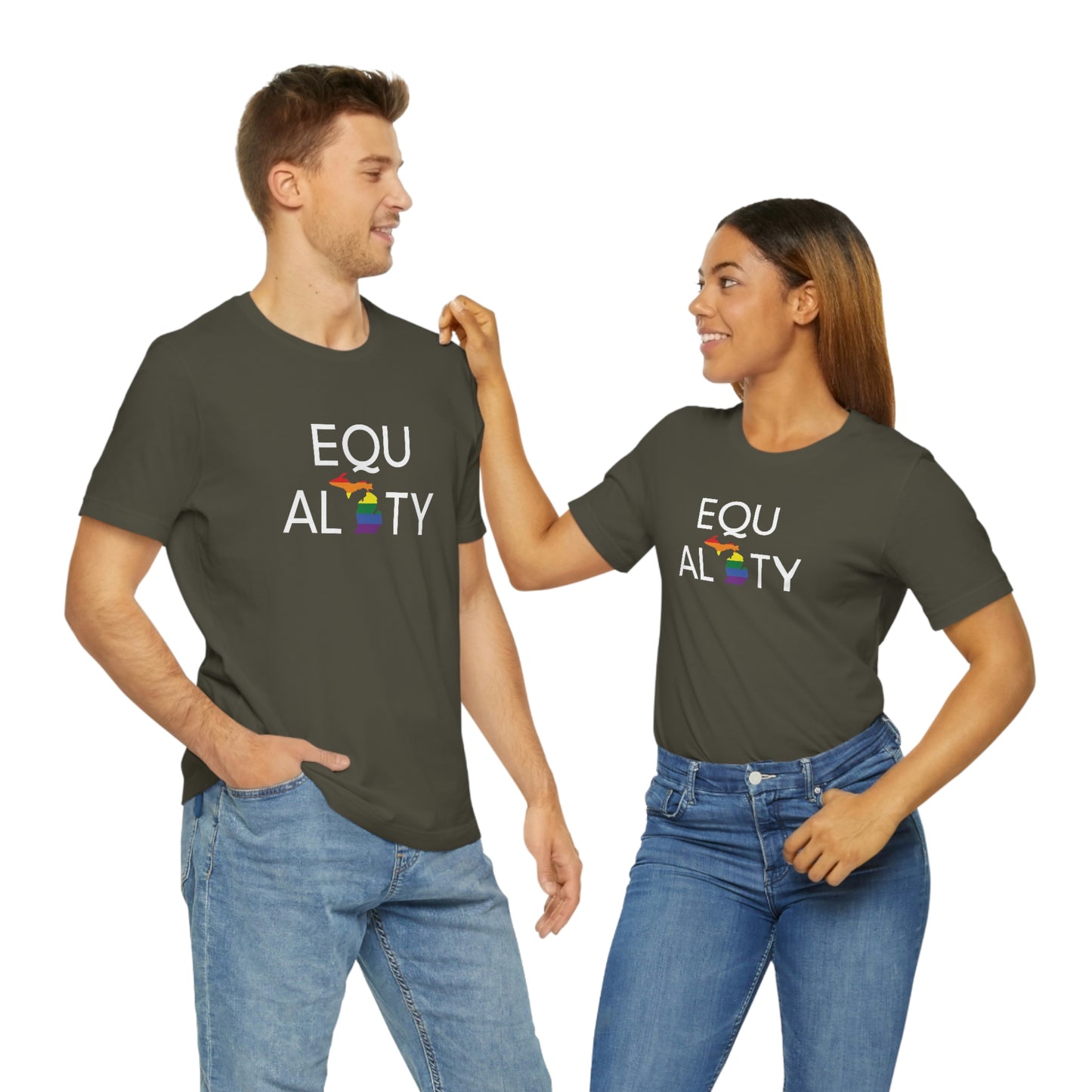 'Equality' Michigan LGBTQ Pride T-Shirt | Unisex Standard Cut