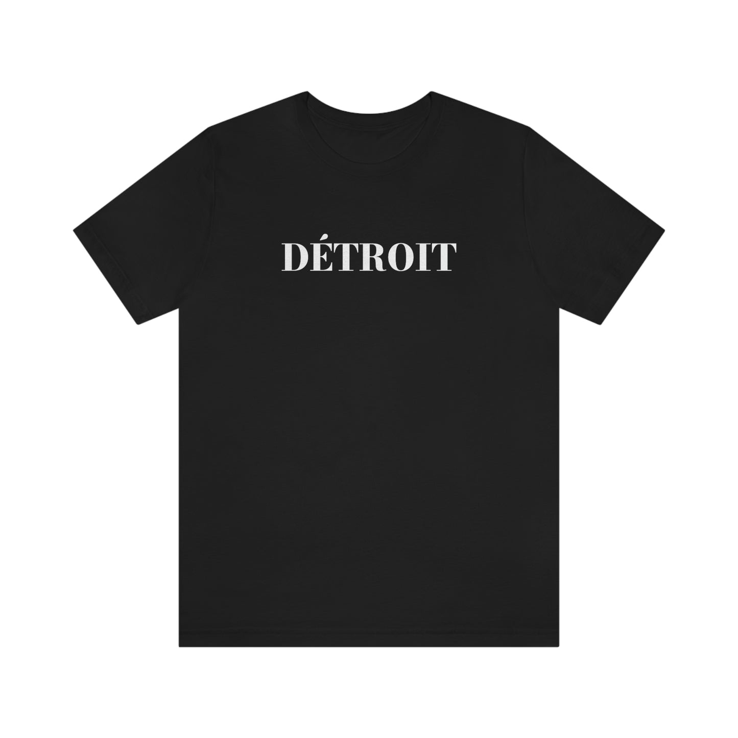 'Détroit' T-Shirt (Didone Font) | Unisex Standard Fit