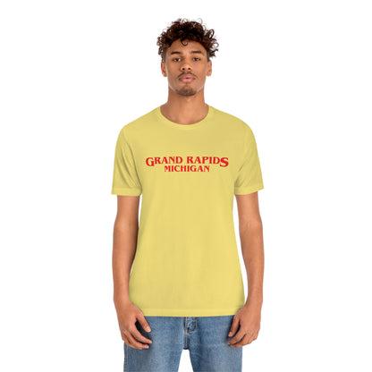 'Grand Rapids Michigan' ' T-Shirt (1980s Drama Parody) | Unisex Standard Fit