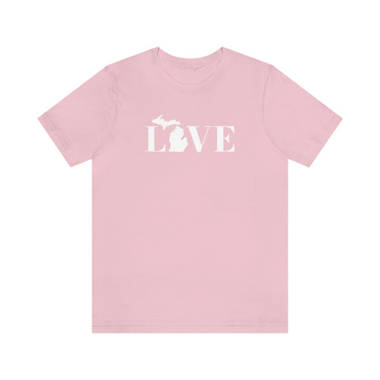 Michigan 'Love' T-Shirt (Didone Font) | Unisex Standard Fit