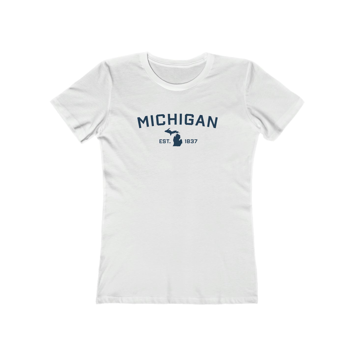 'Michigan EST 1837' | Women's Boyfriend Cut