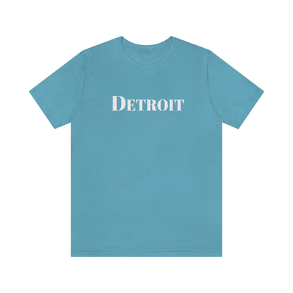 'Detroit' T-Shirt (Didone Font) | Unisex Standard Fit