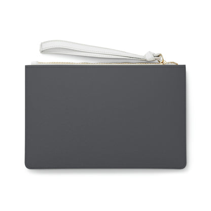 Michigan Upper Peninsula Clutch Bag (Iron Ore Grey w/UP Outline)