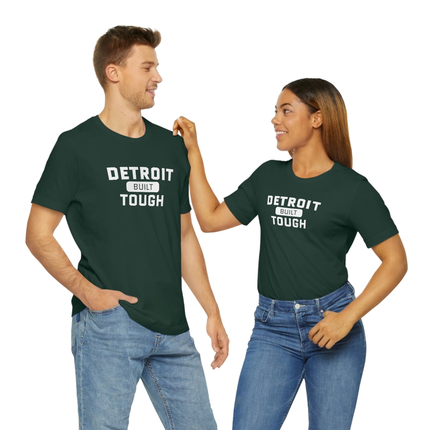 'Built Detroit Tough' T-Shirt | Unisex Standard Fit