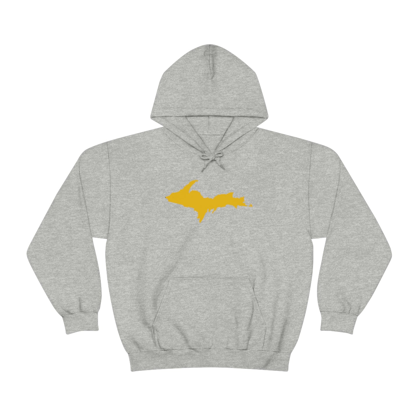 Michigan Upper Peninsula Hoodie (w/ Gold U.P. Outline) | Unisex Standard