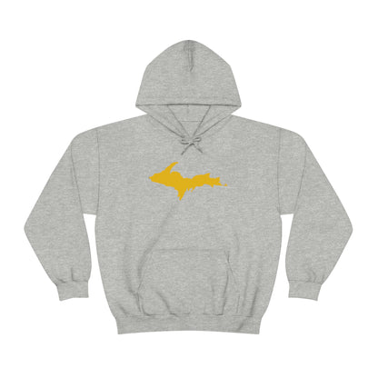 Michigan Upper Peninsula Hoodie (w/ Gold U.P. Outline) | Unisex Standard