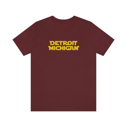 'Detroit Michigan' T-Shirt (1970s Epic Sci-Fi Parody) | Unisex Standard Fit