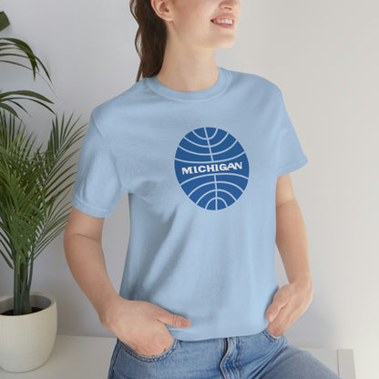 'Michigan' T-Shirt (Retro Airline Parody)  | Unisex Standard Fit