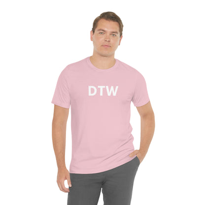 Detroit 'DTW' T-Shirt | Unisex Standard Fit