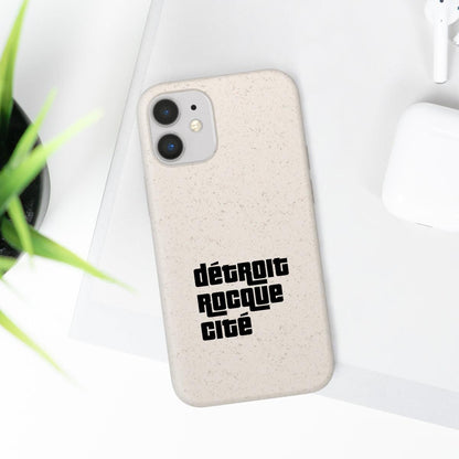 'Détroit Rocque Cité' Phone Cases (1970s Font) | Android & iPhone - Circumspice Michigan