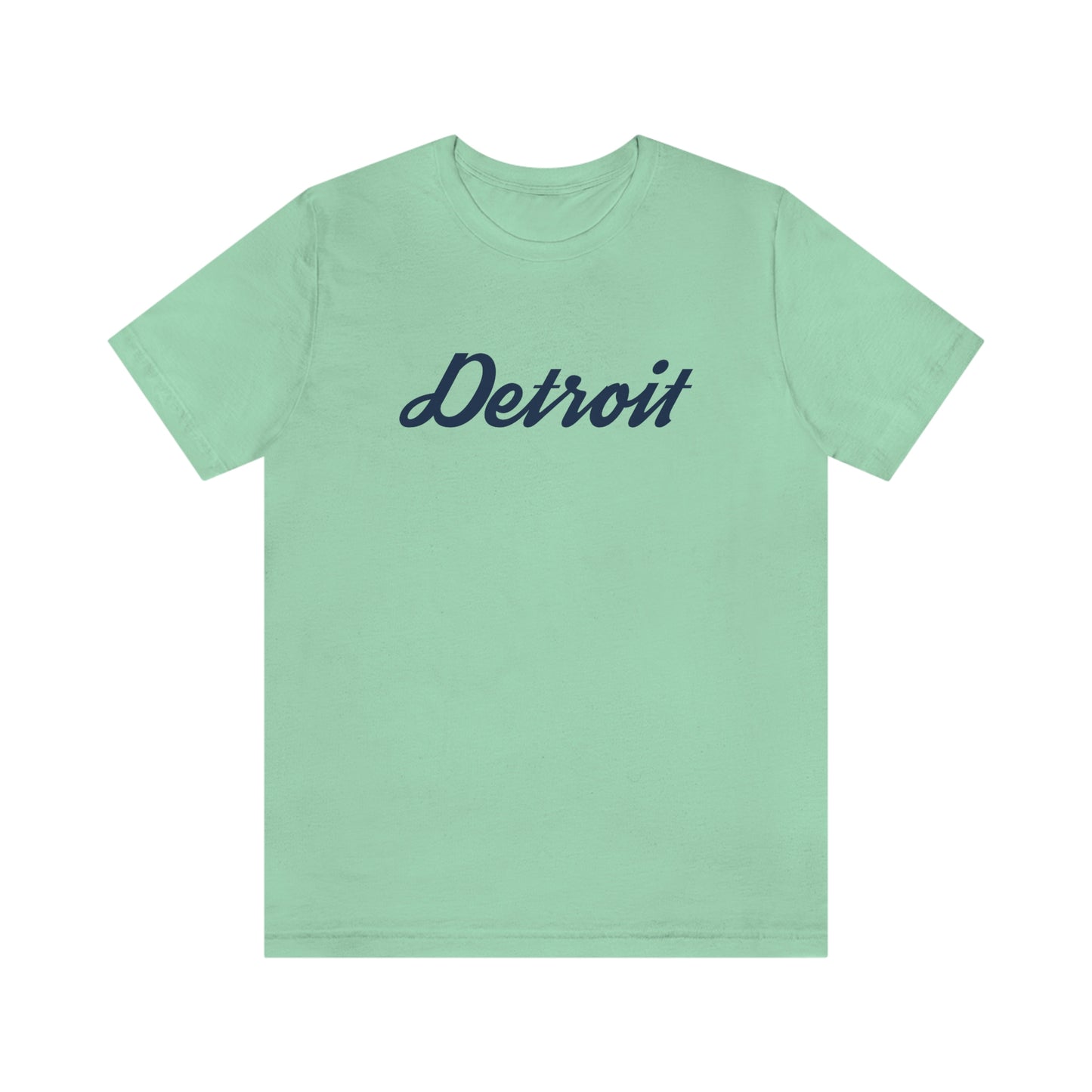 'Detroit' T-Shirt (Retro Script Font) | Unisex Standard Fit