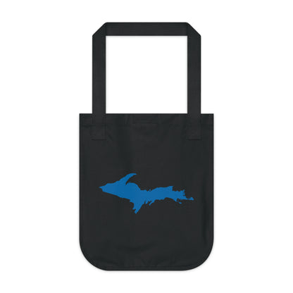 Michigan Upper Peninsula Heavy Tote Bag (w/ Azure UP Outline)