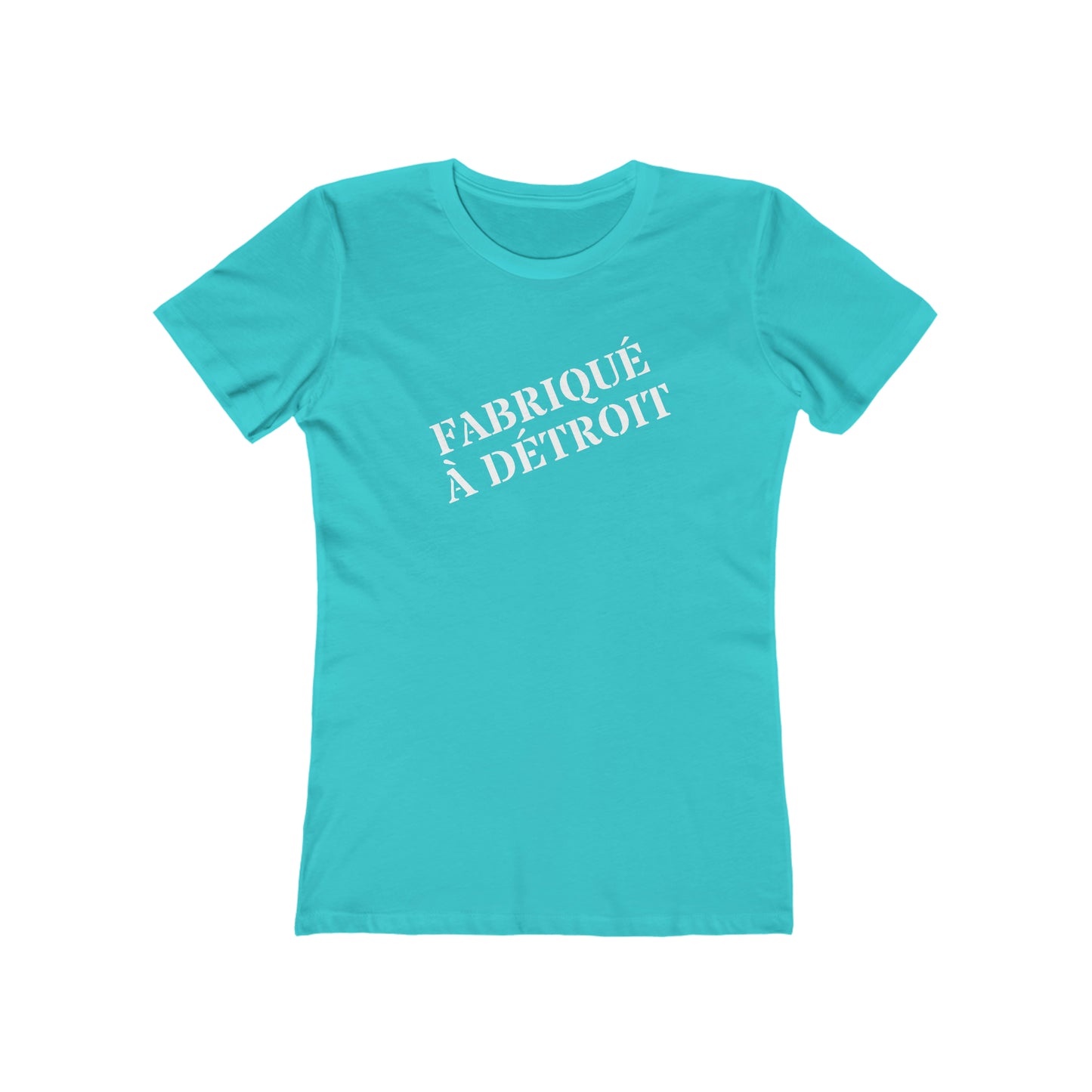 'Fabriqué à Détroit' T-Shirt | Women's Boyfriend Cut