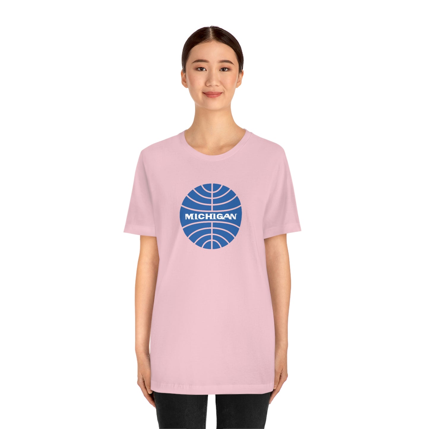 'Michigan' T-Shirt (Retro Airline Parody)  | Unisex Standard Fit