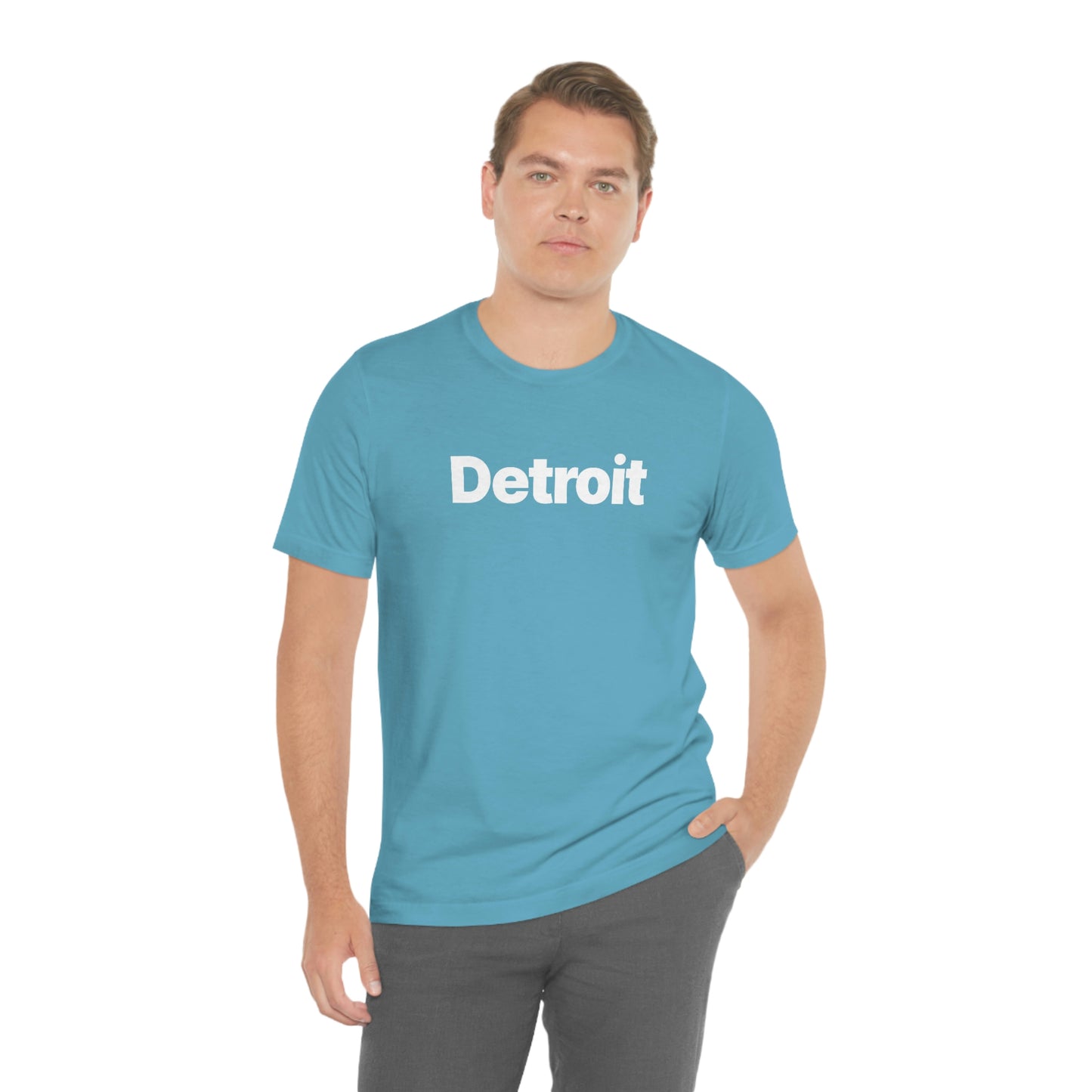 'Detroit' T-Shirt (Small SUV Parody Font) | Unisex Standard Fit