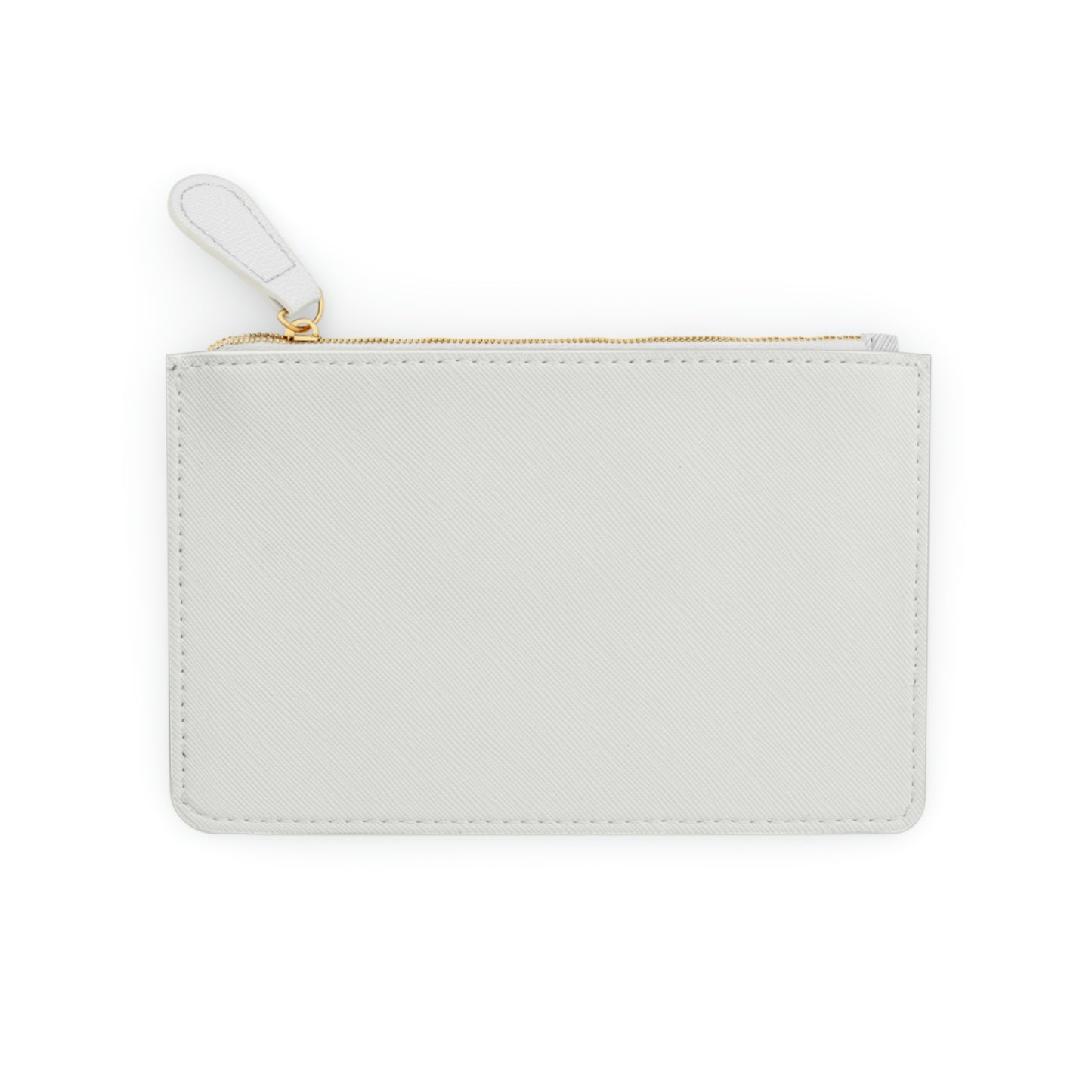 Michigan Upper Peninsula Mini Clutch Bag (Birch Bark White w/ Navy UP Outline)