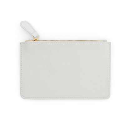 Michigan Upper Peninsula Mini Clutch Bag (Birch Bark White w/ Navy UP Outline)