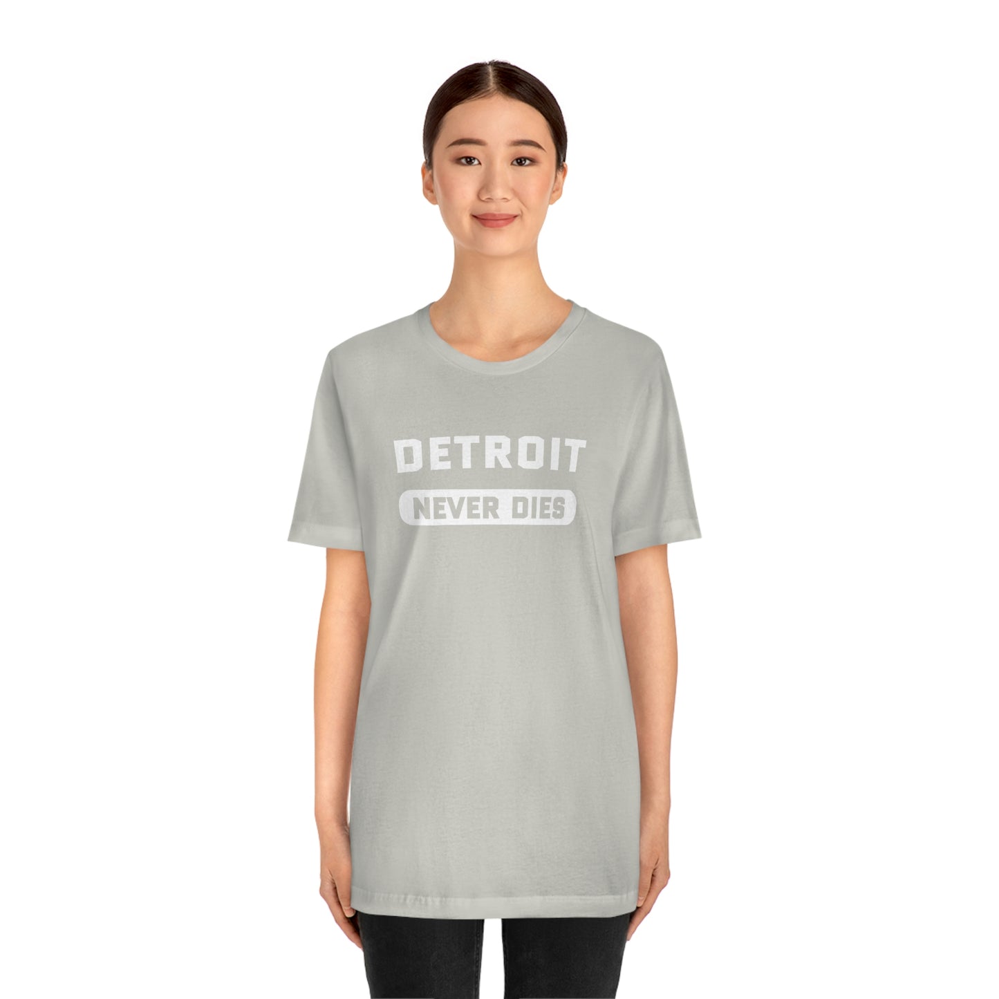 'Detroit Never Dies' T-Shirt | Unisex Standard Fit